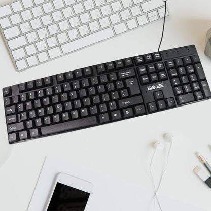 Compshop Wired USB Keyboard in its retail packaging, ready for delivery.