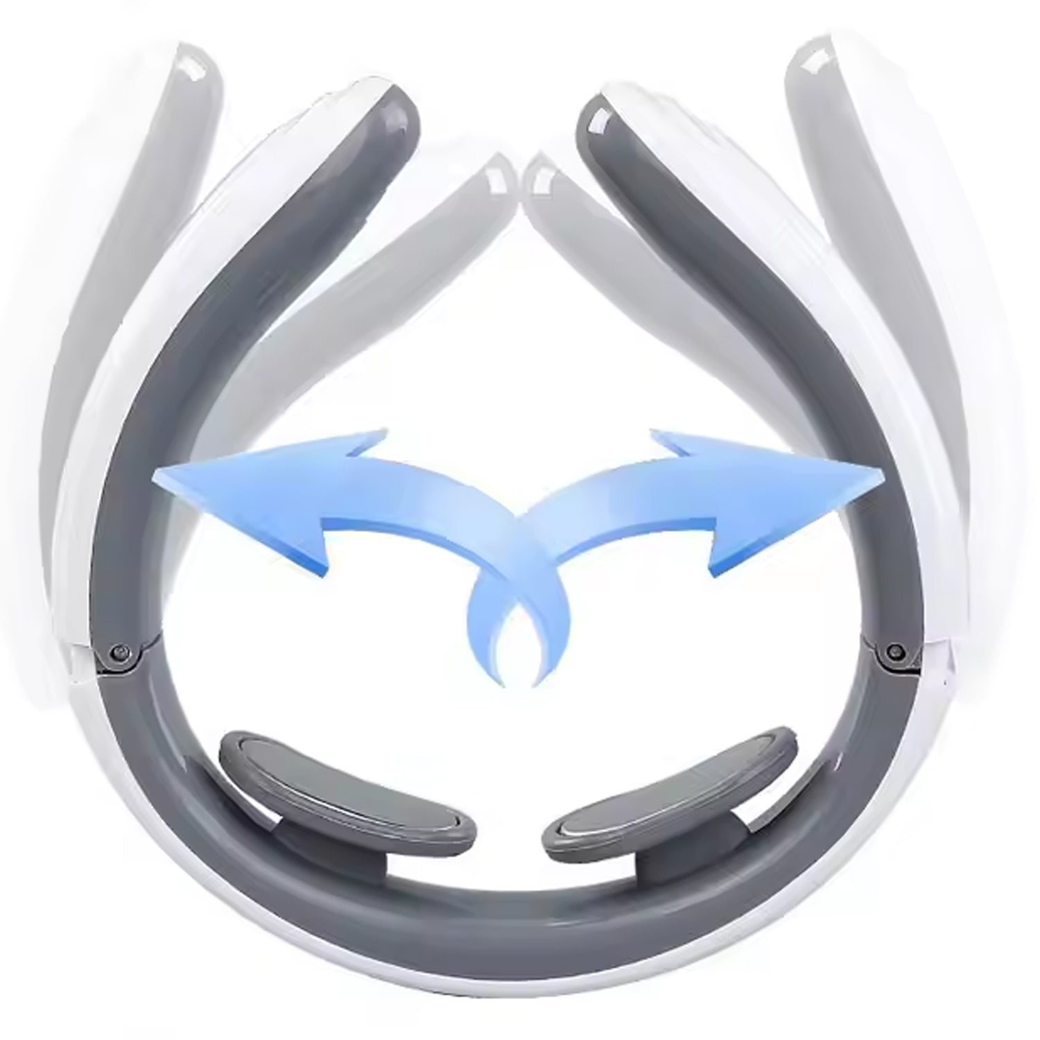 RejuvaPulse portable neck and back massager with wireless electric pulse technology