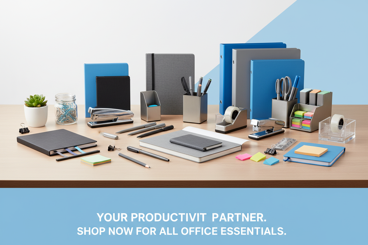 Office Supply Desktop Banner